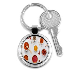 Masala Spices Food Key Chain (round) by artworkshop