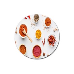 Masala Spices Food Magnet 3  (round) by artworkshop