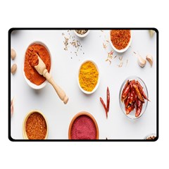 Masala Spices Food Double Sided Fleece Blanket (small)  by artworkshop