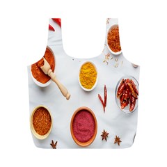 Masala Spices Food Full Print Recycle Bag (m) by artworkshop