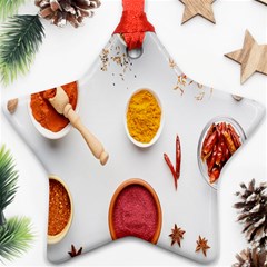 Masala Spices Food Star Ornament (two Sides) by artworkshop