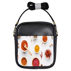 Masala Spices Food Girls Sling Bag by artworkshop