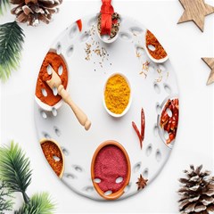 Masala Spices Food Ornament (oval Filigree)