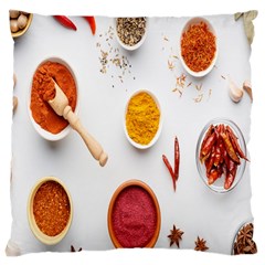 Masala Spices Food Large Cushion Case (two Sides) by artworkshop