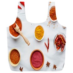 Masala Spices Food Full Print Recycle Bag (xxl) by artworkshop