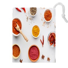 Masala Spices Food Drawstring Pouch (4xl) by artworkshop