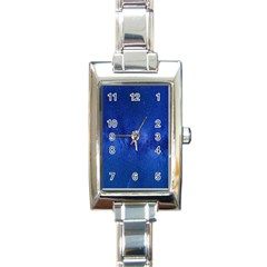 Milky Way Stars Night Sky Rectangle Italian Charm Watch by artworkshop