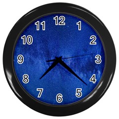 Milky Way Stars Night Sky Wall Clock (black) by artworkshop