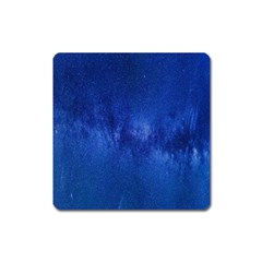 Milky Way Stars Night Sky Square Magnet by artworkshop