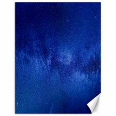 Milky Way Stars Night Sky Canvas 12  X 16  by artworkshop