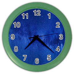 Milky Way Stars Night Sky Color Wall Clock by artworkshop