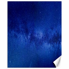 Milky Way Stars Night Sky Canvas 11  X 14  by artworkshop