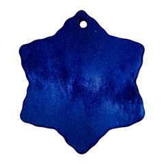 Milky Way Stars Night Sky Ornament (snowflake) by artworkshop