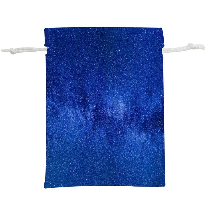 Milky Way Stars Night Sky  Lightweight Drawstring Pouch (XL)