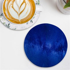 Milky Way Stars Night Sky Uv Print Round Tile Coaster by artworkshop