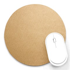 Paper Brown Round Mousepads by artworkshop