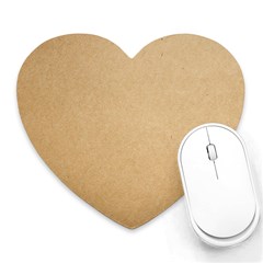 Paper Brown Heart Mousepads by artworkshop