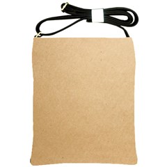 Paper Brown Shoulder Sling Bag by artworkshop