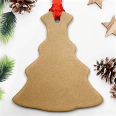 Paper Brown Ornament (christmas Tree)  by artworkshop