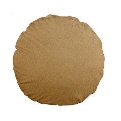 Paper Brown Standard 15  Premium Round Cushions by artworkshop