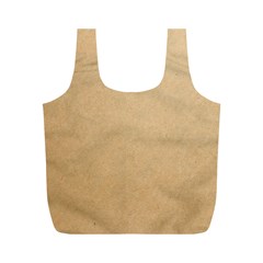 Paper Brown Full Print Recycle Bag (m) by artworkshop