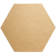 Paper Brown Wooden Puzzle Hexagon by artworkshop