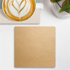 Paper Brown Uv Print Square Tile Coaster  by artworkshop