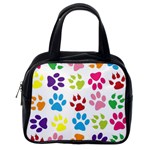 Paw Print Classic Handbag (Two Sides) Back