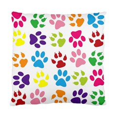 Paw Print Standard Cushion Case (two Sides) by artworkshop