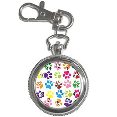 Paw Print Key Chain Watches by artworkshop