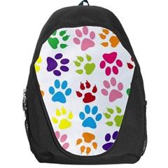 Paw Print Backpack Bag by artworkshop