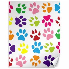 Paw Print Canvas 18  X 24  by artworkshop