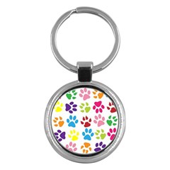 Paw Print Key Chain (round) by artworkshop