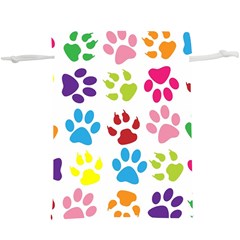 Paw Print  Lightweight Drawstring Pouch (xl) by artworkshop