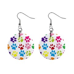 Paw Print Mini Button Earrings by artworkshop