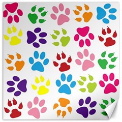 Paw Print Canvas 16  X 16  by artworkshop