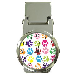 Paw Print Money Clip Watches by artworkshop