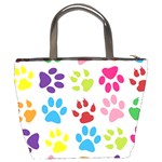 Paw Print Bucket Bag Back