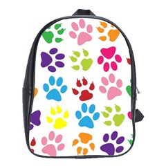 Paw Print School Bag (large) by artworkshop