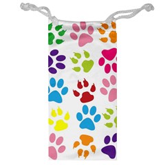 Paw Print Jewelry Bag by artworkshop