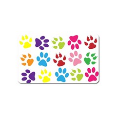 Paw Print Magnet (name Card) by artworkshop