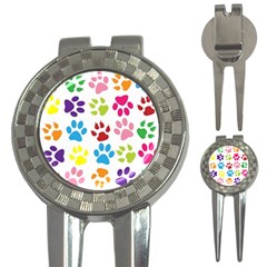 Paw Print 3-in-1 Golf Divots by artworkshop