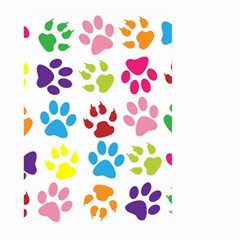 Paw Print Large Garden Flag (two Sides) by artworkshop