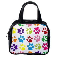 Paw Print Classic Handbag (one Side) by artworkshop