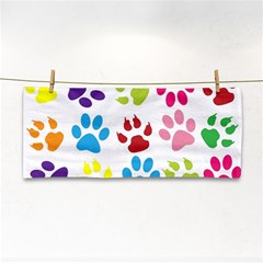 Paw Print Hand Towel by artworkshop