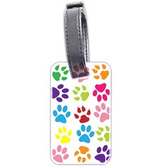 Paw Print Luggage Tag (two Sides) by artworkshop