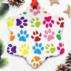 Paw Print Ornament (snowflake) by artworkshop