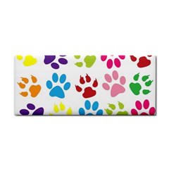 Paw Print Hand Towel by artworkshop