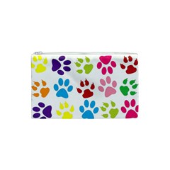 Paw Print Cosmetic Bag (small) by artworkshop