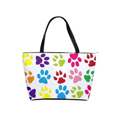 Paw Print Classic Shoulder Handbag by artworkshop